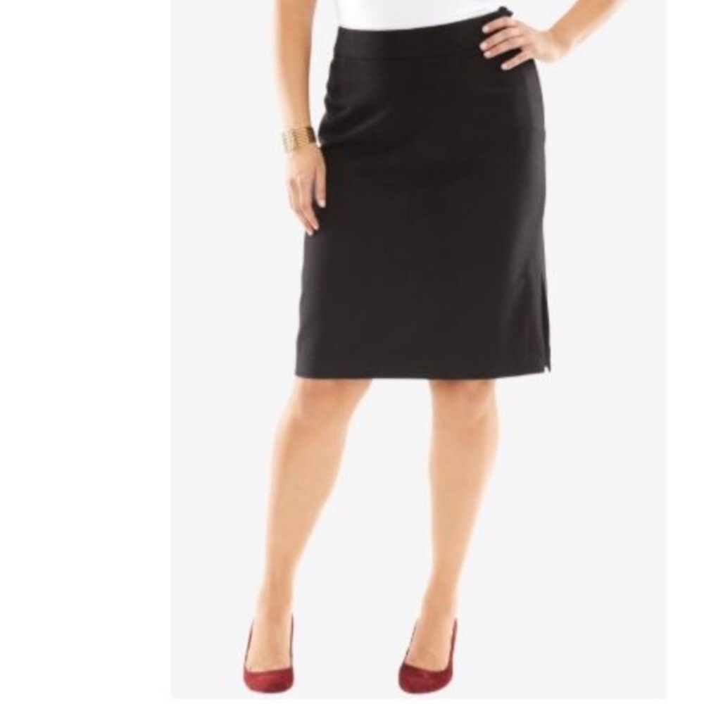 NWT 16W wool blend career skirt